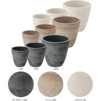 リッチェル ボタニープレーンポット15型 ベージュ 4973655735824 1個