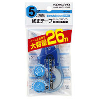 コクヨ 修正テープ<ケシピコロング> 5mm幅×26m TW-295 1セット(5個)