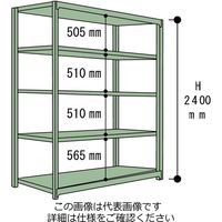 山金工業 ボルトレス中量ラック300kg/段 連結 3S8448ー5GR 1台(1個)（直送品）