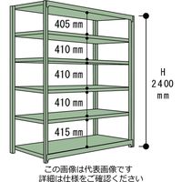 山金工業 ボルトレス中量ラック300kg/段 連結 3S8448ー6GR 1台(1個)（直送品）