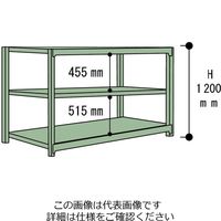 山金工業 ボルトレス中量ラック300kg/段 連結 3S4362ー3GR 1台(1個)（直送品）