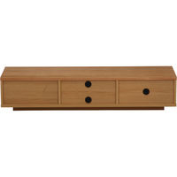 不二貿易 ＴＶ台 ノイエル 150 幅1500×奥行450×高さ305mm ナチュラル 12942 1台（直送品）