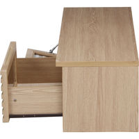 不二貿易 ＴＶ台 ファルダ 150 幅1500×奥行400×高さ350mm ナチュラル 14198 1台（直送品）