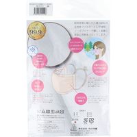 iiもの本舗 さらふわマスクダイヤドビー 敏感肌用 ホワイト ふつうサイズ 1枚×5セット 4589596691558（直送品）