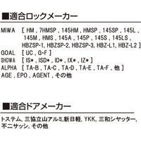 Benry(ベンリー) ディンプルキー万能取替握玉 カギかえーる 清水 5個（直送品）