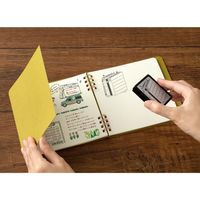 ノート スタンプ 2mm方眼罫 黄 15265006 1セット（2冊） デザインフィル（直送品）