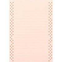 便箋 しあわせ 24枚入 ハート柄 20469006 1セット（3冊） デザインフィル（直送品）