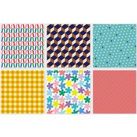 デザインフィル オリガミ 15角 ブロック ベーシック 120枚(12柄×10枚) 折り方レシピ付き 34493006 1セット(1パック×2)