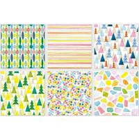 デザインフィル オリガミ 15角 ブロック 水彩 120枚(12柄×10枚) 折り方レシピ付き 34494006 1セット(2冊)