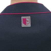 ナガイレーベン 女子スクラブ ネイビー+ピンク M RF-5102 1枚　スクラブ　レディース　ナース