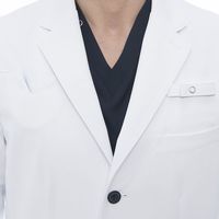 ナガイレーベン 男子シングルドクターコート Tネイビー M SD-3350 1枚　白衣　ドクターコート　メンズ