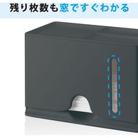 エレコム マスクアクセサリ/マスク用抗菌収納ボックス/ブラック IPM-MKBOXBK 1個