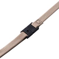 エレコム パスケース/MINIO/2枚収納タイプ/ストラップ付き/トープグレー×ピーチピンク SLA-MNOPH2TG 1個