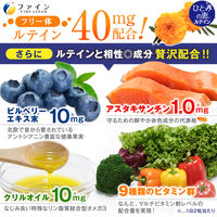 ファイン　ひとみの恵ルテイン40 60粒　1個　栄養機能食品