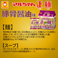 東洋水産　マルちゃん正麺 豚骨醤油味　1セット（60食：5食入×12パック）インスタントラーメン　袋ラーメン