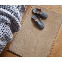 スミノエ HOMRUG 消臭・防炎・防音マット シープフレーテ 500×800mm ベージュ 1枚（直送品）