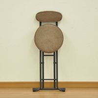 エイ・アイ・エス 折畳座厚チェア 背あり ブラウン AATN-200 BR 1脚（直送品）