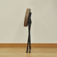 エイ・アイ・エス 折畳座厚チェア 背無し ブラウン AATN-210 BR 1脚（直送品）