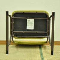 エイ・アイ・エス 楽座椅子 ロータイプ グリーン RCL-03GN-4PCS 1セット(4脚入)（直送品）