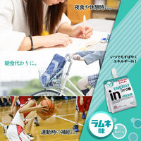 inゼリー（インゼリー） エネルギー ブドウ糖 ラムネ味 1セット（1個（180g）×6） 考えるためのエネルギー補給 森永製菓