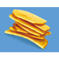 湖池屋 スリムバッグ ピュアポテト 厚切りひとくちカット オホーツクの塩と岩塩 12袋