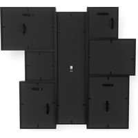 アントレックス Umbra エッジ 壁掛けフレーム マルチウォールディスプレイ 幅581×奥行64×高さ530mm ブラック 1個（直送品）