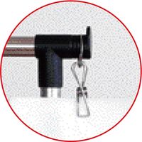 アーテック 間仕切りパーテーション台200 クリップ2個組付 51358 1セット