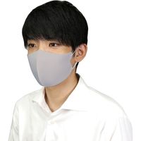 アーテック エアマスク 大人用フリーサイズ 2枚入 ライトグレー 51513 1セット(4枚:2枚×2袋)