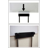 常磐精工 クリエイティブカードサインスタンド A3横 CCS-A3Y 1台（直送品）