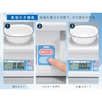 エー・アンド・デイ デジタルはかり ≪ひょう量:2000g 最小表示:1g≫ SL-2000 1台