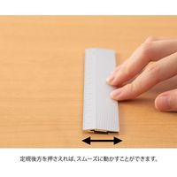 デザインフィル アルミ定規 15cm ノンスリップ シルバー 42276006 1セット(2本)