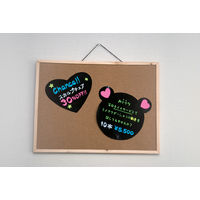 欧文印刷 消せる紙 ブラック A4 ブラックボード PNCGSA4B04 1冊（4枚入）