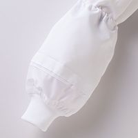 住商モンブラン 調理衣　兼用　長袖 白　袖ネット　V首 SS 1-951 1枚（直送品）