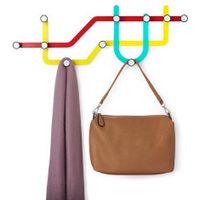 アントレックス Umbra サブウェイ マルチフック 幅570×奥行30×高さ210mm カラー 1台（直送品）