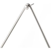 アントレックス Umbra トリッグ ウォールオーガナイザー L 幅220×奥行100×高さ390mm ホワイト/ニッケル 1個（直送品）