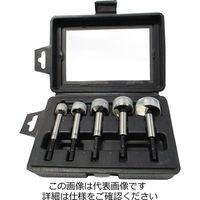 アークランズ GREATTOOL ザグリカッターセット 木工用 5本組 ZACー5S 1セット（直送品）