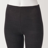 【レディース】無印良品 婦人 足なり直角 かかとに合う リブ編みタイツ 婦人M コーヒーブラウン 良品計画