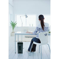 ナカバヤシ パーソナルシュレッダー ノイズレス スリム ブラック クロスカット NSE-NLC02BK（直送品）