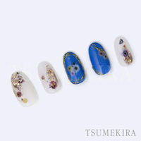 TSUMEKIRA(ツメキラ) ネイルシール flower decoration dark NN-FDE-002 1セット(3枚)（直送品）