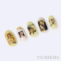 イングカワモト TSUMEKIRA(ツメキラ) ネイルシール 絵画2 NN-KIG-002 1セット(3枚)（直送品）