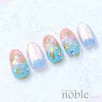 イングカワモト TSUMEKIRA(ツメキラ) ネイルシール 【noble】サマーパーツ(ゴールド) NO-SMP-001 1セット(3枚)（直送品）