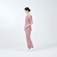 住商モンブラン パンツ レディス 半ゴム ラベンダーピンク L UM700-9/0 1枚　スクラブ（直送品）