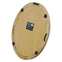 ポッシュリビング ミラー オーバル W36×D2.5×H46cm マンゴーウッド/ミラー 41376 1個（直送品）