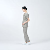 住商モンブラン パンツ レディス 半ゴム ブルーグレー S UM700-4/0 1枚　スクラブ（直送品）