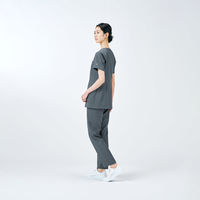 住商モンブラン パンツ レディス 半ゴム インディゴブルー S UM700-6/P 1枚　スクラブ（直送品）