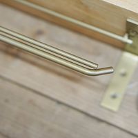 ポッシュリビング トイレットペーパーホルダー ダブル アンティークG W31×D11×H9cm アイアン/マンゴーウッド 41380 1個（直送品）