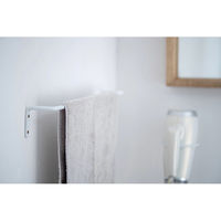 ポッシュリビング アイアンルームバーM ホワイト W45.5×D6.5×H6.5cm 63836 1個（直送品）