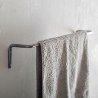 ポッシュリビング アイアンルームバーM シルバー W45.5×D6.5×H6.5cm 63730 1個（直送品）