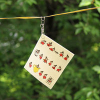 （100%天然素材）スポンジワイプ S 北欧ふきん セルロース 抜群の吸水力 リトルミイがいっぱい 1個 イーオクト