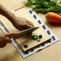 【100%天然素材】 スポンジワイプ L 水切りマット セルロース 抜群の吸水力 ムース ネイビー 1個 イーオクト